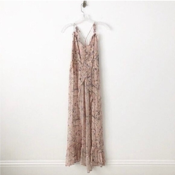 NWT Anthropologie Curtain Top 2X Pink Semi-Sheer Floral Duster - Picture 5 of 10